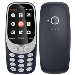 Kahjustatud pakendiga toode. Nokia 3310 (2017) Dark Blue hind ja info | Mobiiltelefonid, foto- ja videotooted defektiga pakendis | hansapost.ee