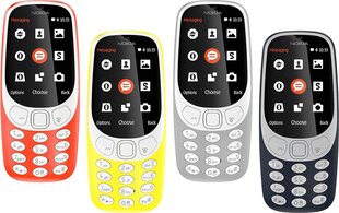 Kahjustatud pakendiga toode. Nokia 3310 (2017) Dark Blue hind ja info | Mobiiltelefonid, foto- ja videotooted defektiga pakendis | hansapost.ee