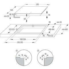 Gorenje GI6401BSCE hind ja info | Pliidiplaadid | hansapost.ee