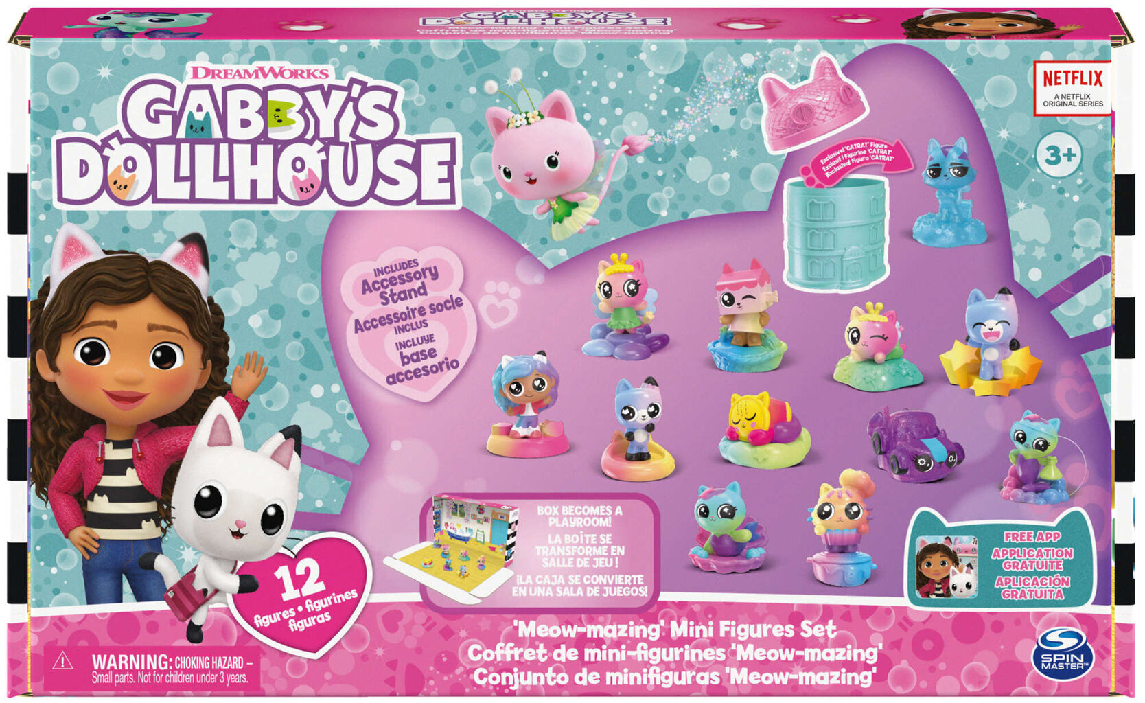 Kassikujude komplekt Gabby's Dollhouse, 12 tk цена и информация | Mänguasjad tüdrukutele | hansapost.ee