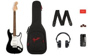 Elektrikitarri komplekt Fender Affinity Strat + Mustang Micro + HD9 hind ja info | Kitarrid | hansapost.ee