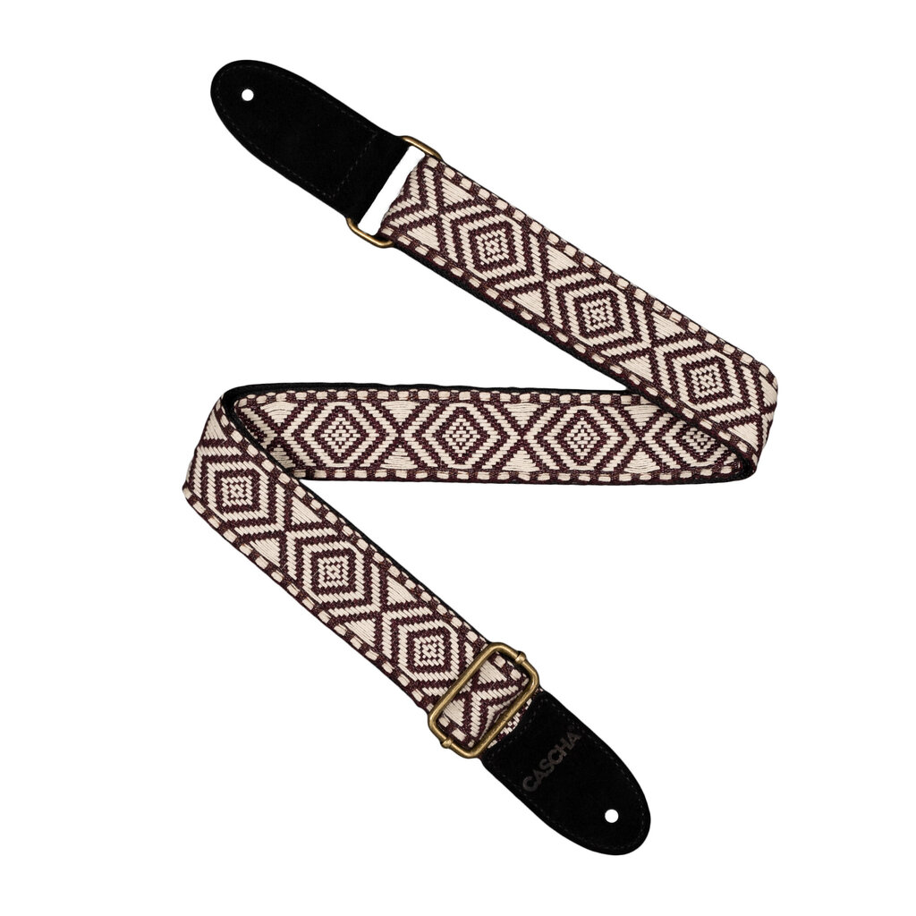 Ukulele rihm Cascha Jacquard - Ethnic Brown CUS-JW6 hind ja info | Muusikainstrumentide tarvikud | hansapost.ee