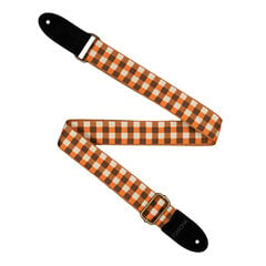 Ukulele rihm Cascha Jacquard - Checker Orange CUS-JW4 hind ja info | Muusikainstrumentide tarvikud | hansapost.ee