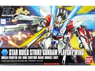 Пластиковая сборная модель Gunpla Bandai - HGBF Star Build Strike Gundam Plavsky Wing, 1/144, 58789 цена и информация | Конструкторы и кубики | hansapost.ee