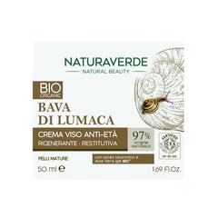 NATURAVERDE BIO noorendav näokreem teoseerumiga 50ml hind ja info | Näokreemid | hansapost.ee