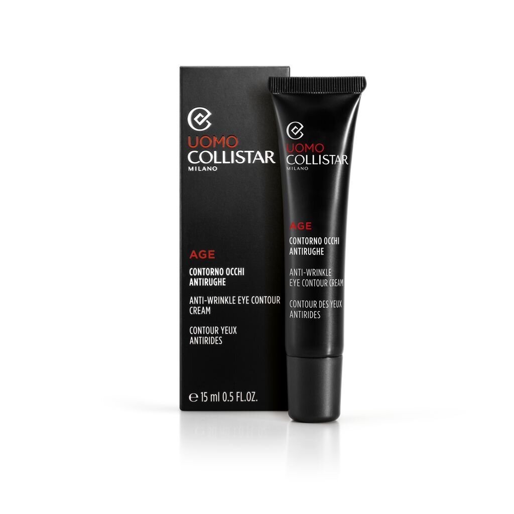 Collistar Men Anti-wrinkle Eye Contour Cream meestele 15 ml цена и информация | Silmakreemid ja seerumid | hansapost.ee