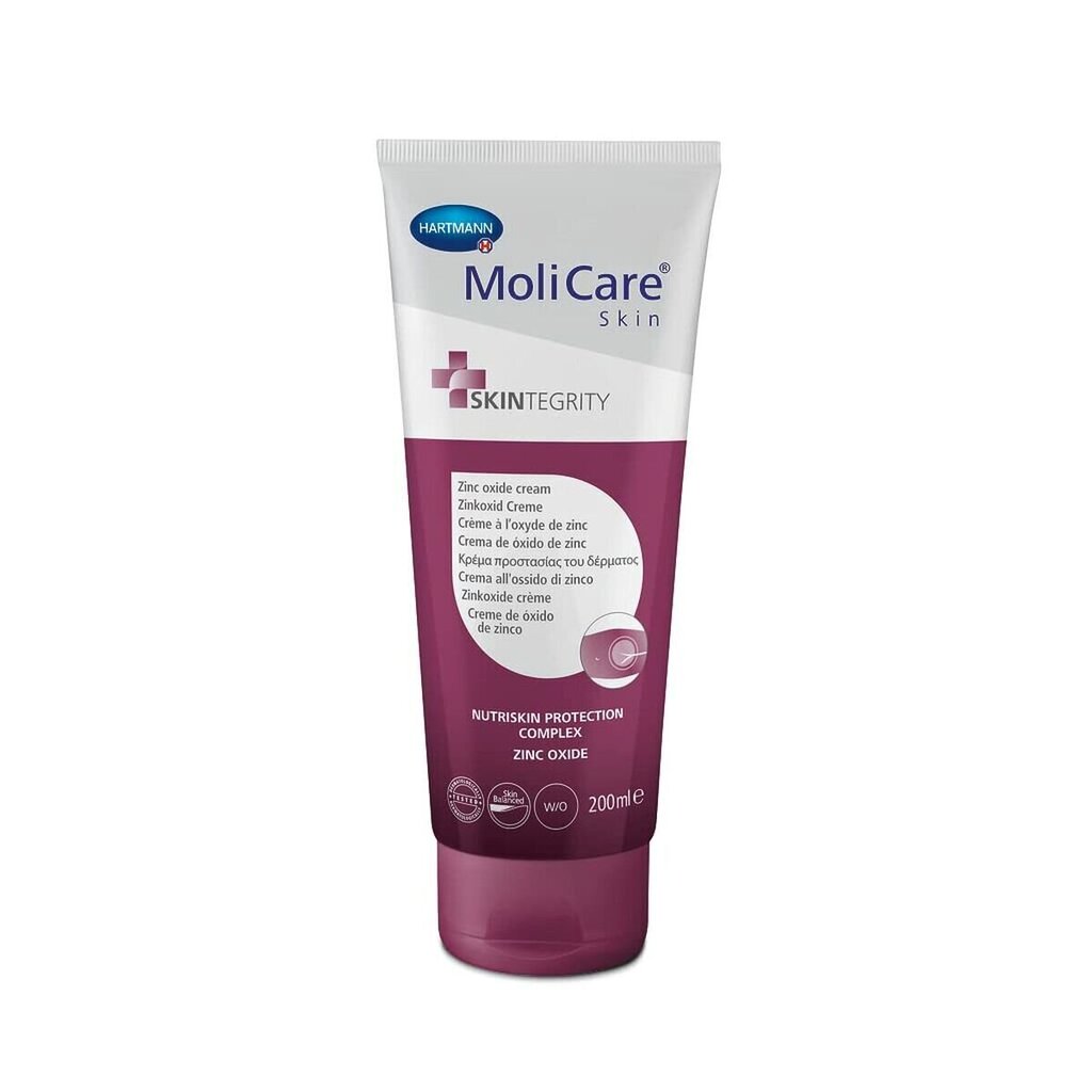 Kehakreem Hartmann MoliCare Skin Zinc Oxide Cream, 200ml hind ja info | Kehakreemid, kehaõlid ja losjoonid | hansapost.ee