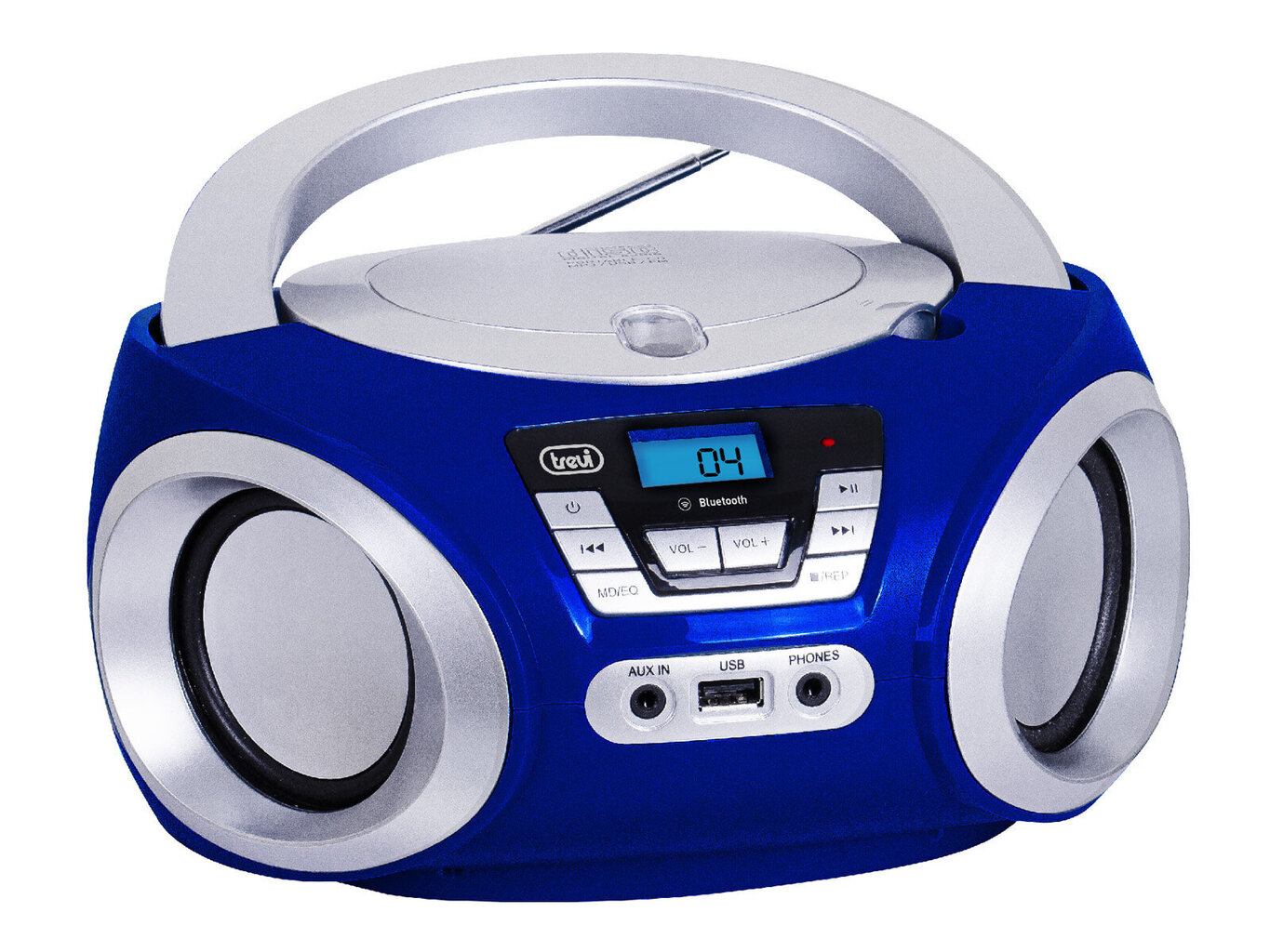 Trevi CMP 544 BLUE kaasaskantav CD-mängija цена и информация | Raadiod ja magnetoolad | hansapost.ee