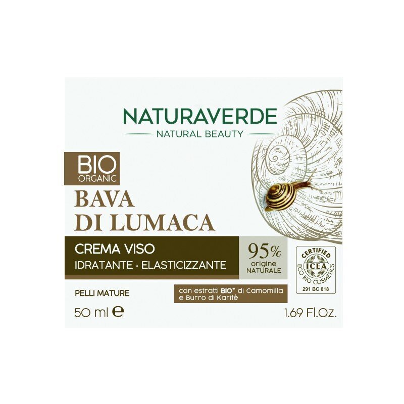 NATURAVERDE BIO niisutav näokreem teoseerumiga 50ml цена и информация | Näokreemid | hansapost.ee