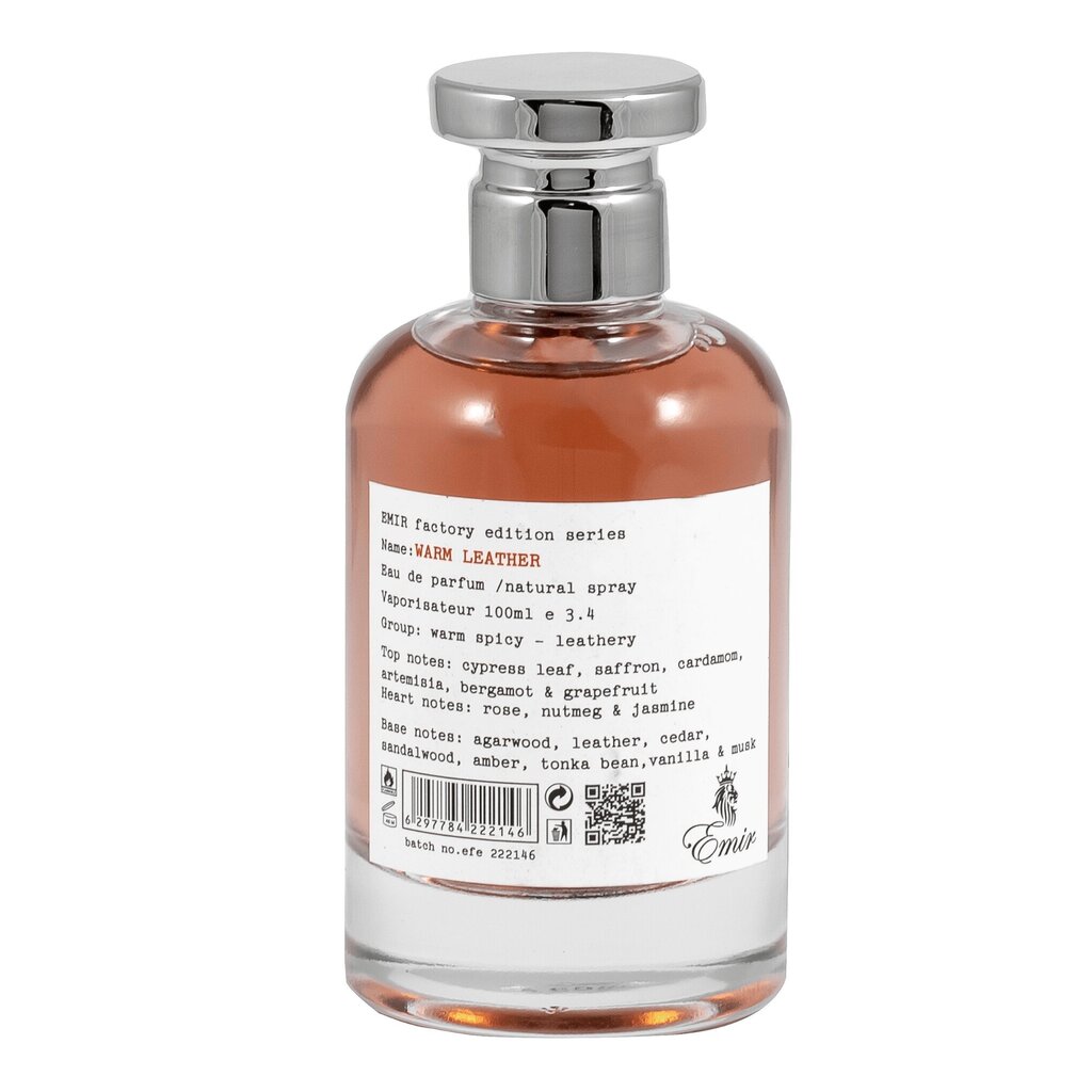 Lõhnavesi Emir Warm Leather EDP naistele/meestele, 100 ml hind ja info | Parfüümid naistele | hansapost.ee