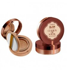 Jumestuskreem Loreal Glam Bronze Cushion De Soleil Bronzing Makeup, 14,6 g hind ja info | Jumestuskreemid ja puudrid | hansapost.ee