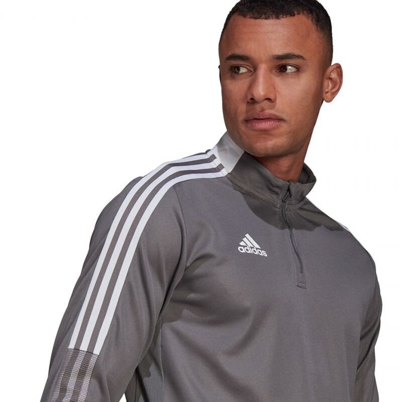 Meeste dressipluus Adidas Tiro 21 Training Top M GH7301, hall цена и информация | Spordiriided meestele | hansapost.ee