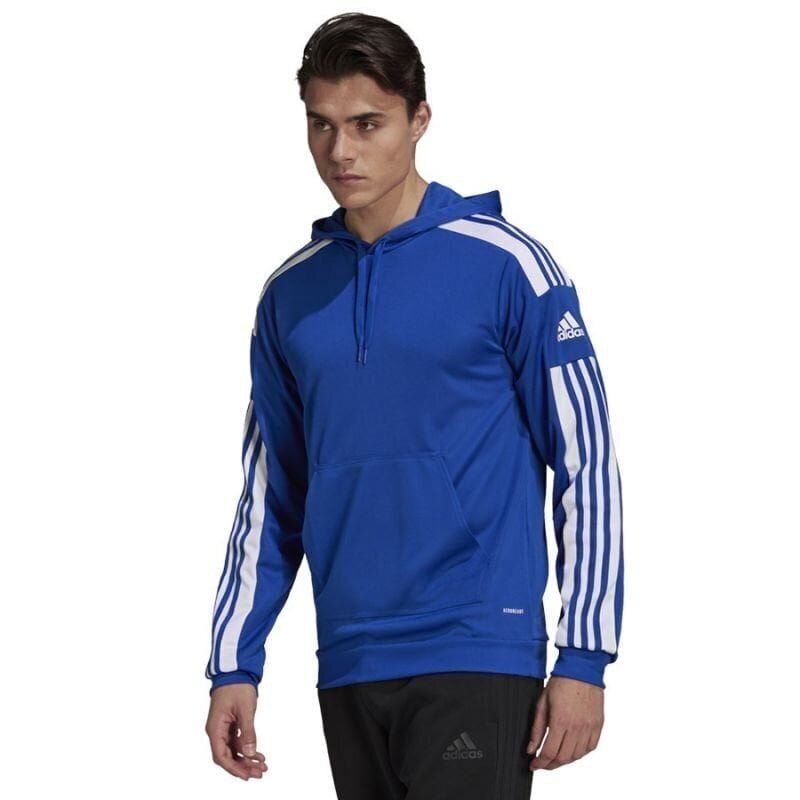 Meeste spordi dressipluus Adidas Squadra 21 Hoody M GP6436, sinine hind ja info | Spordiriided meestele | hansapost.ee