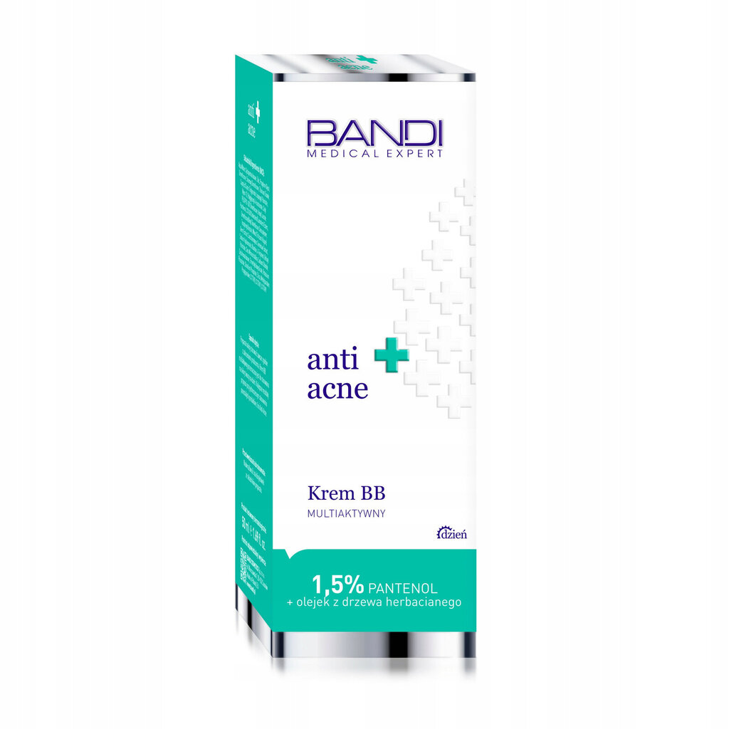 Bandi Anti Acne Multiactive BB Cream 50ml цена и информация | Jumestuskreemid ja puudrid | hansapost.ee