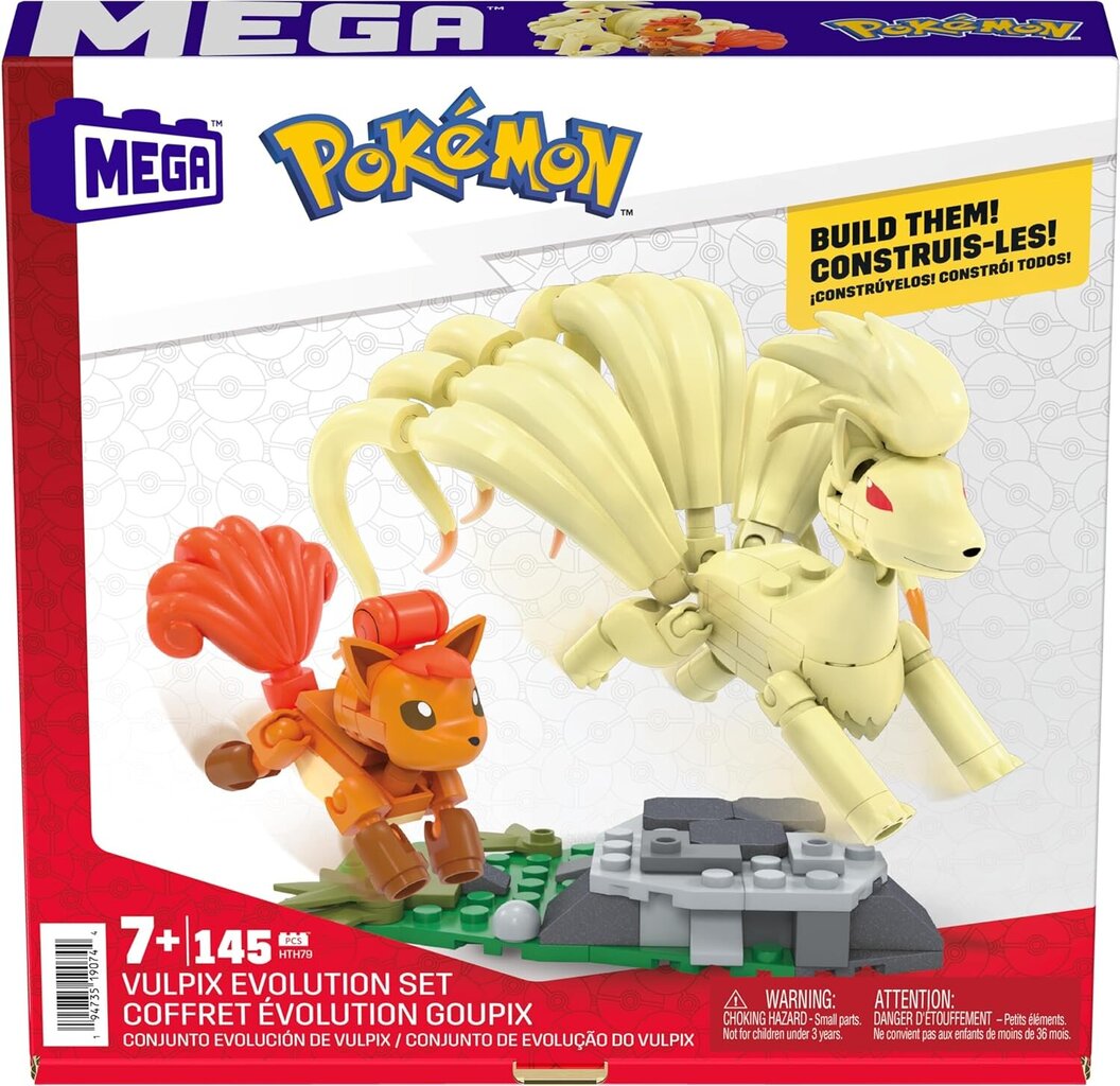 MATTEL MEGA POKEMON Vulpix Evolution HTH79 hind ja info | Klotsid ja konstruktorid | hansapost.ee