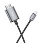 Hoco UA27 Lightning kuni HDMI 2.0m, hall цена и информация | Juhtmed ja kaablid | hansapost.ee