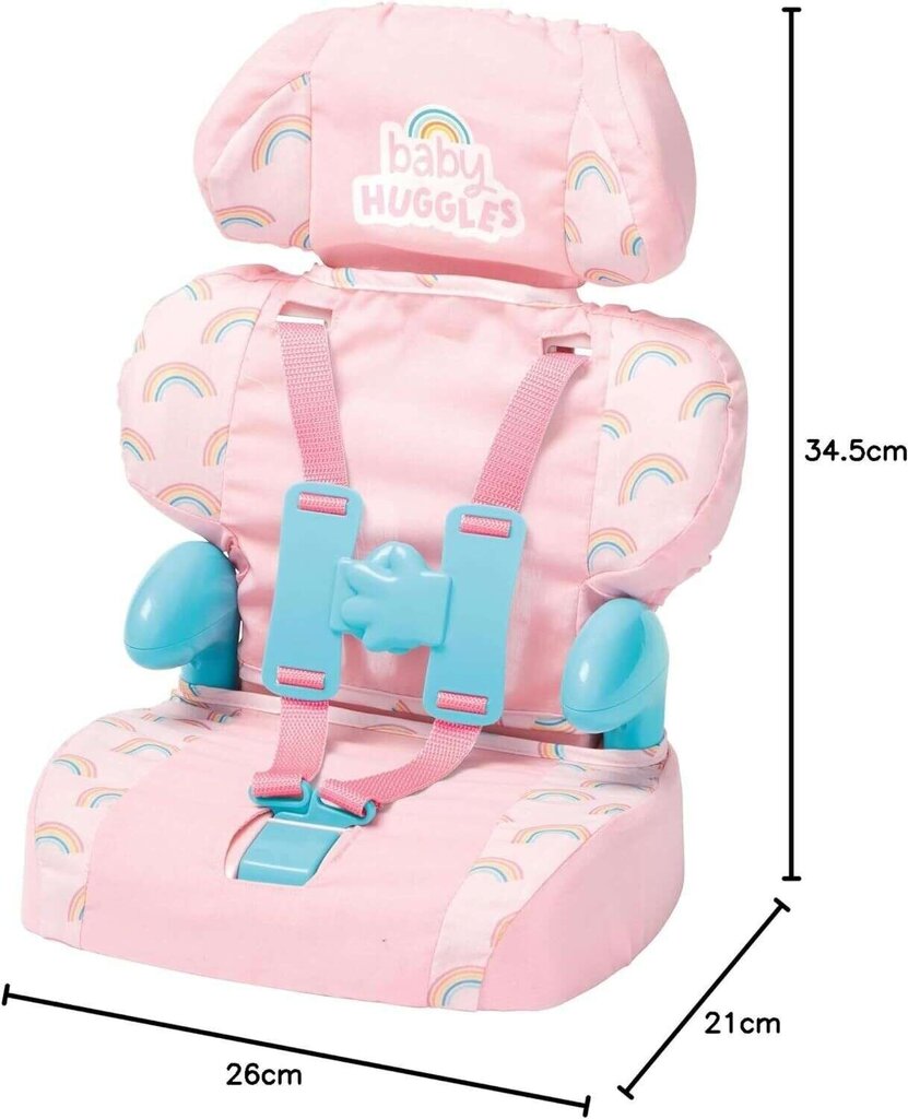 Turvahäll Baby Hugglesi nukkudele kuni 46 cm Casdon, 71050, roosa цена и информация | Mänguasjad tüdrukutele | hansapost.ee