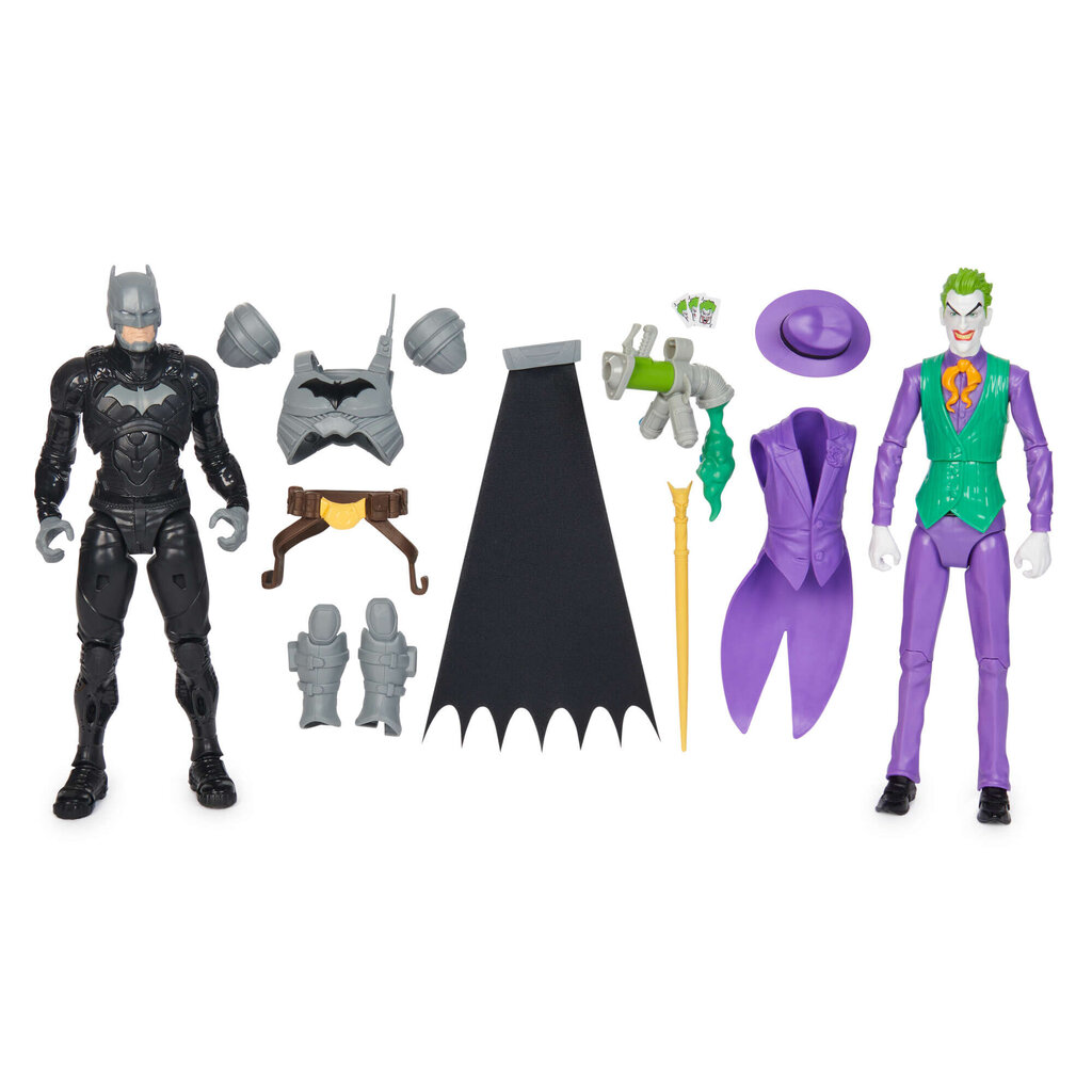 Suur 2-in-1 DC Comics Batman vs. Joker 30 cm figuuride ja tarvikute komplekt цена и информация | Mänguasjad poistele | hansapost.ee