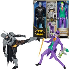 Suur 2-in-1 DC Comics Batman vs. Joker 30 cm figuuride ja tarvikute komplekt цена и информация | Игрушки для мальчиков | hansapost.ee