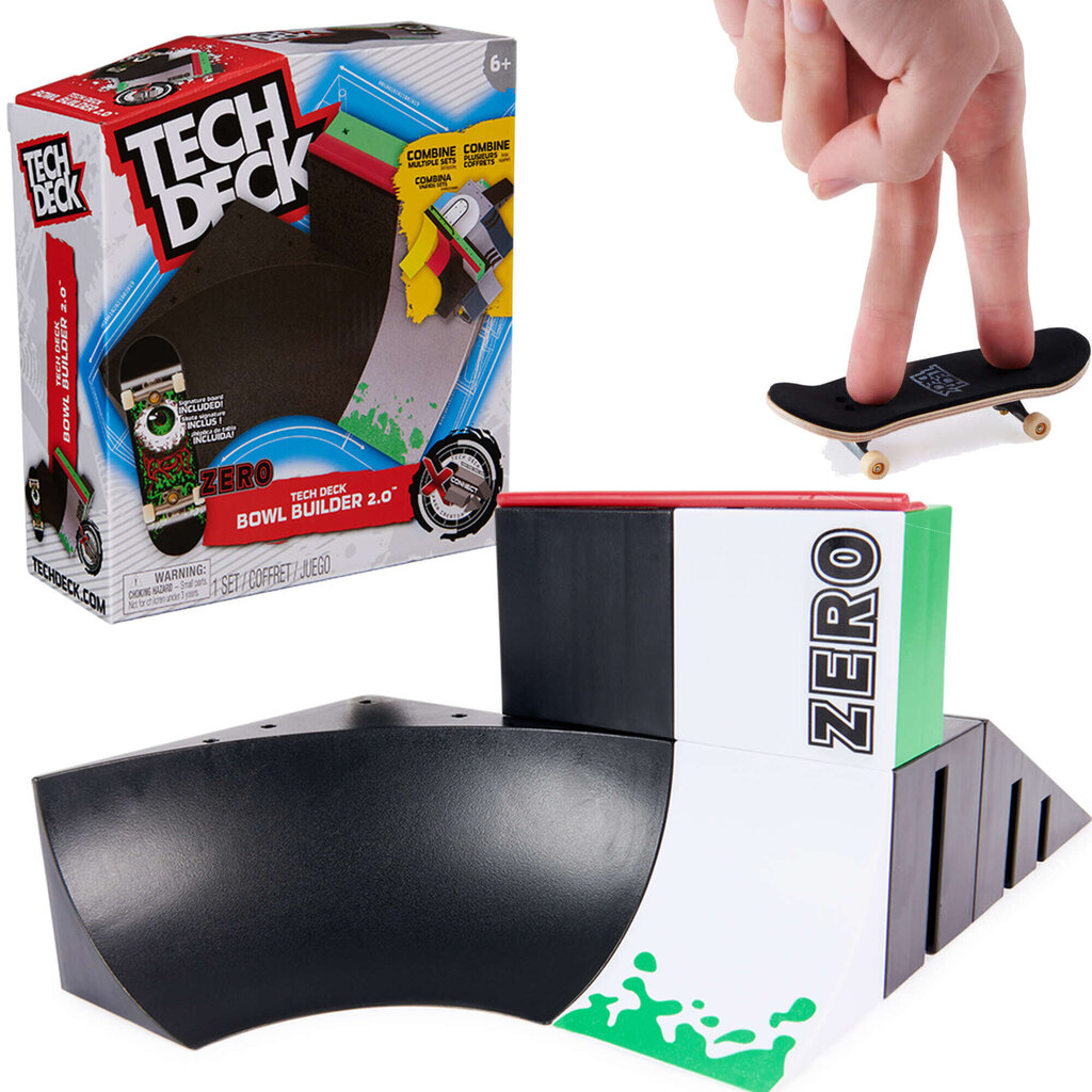 Sõrme rula Ramp Kit Spin Master Tech Deck Bowl Builder 2.0+ цена и информация | Mänguasjad poistele | hansapost.ee