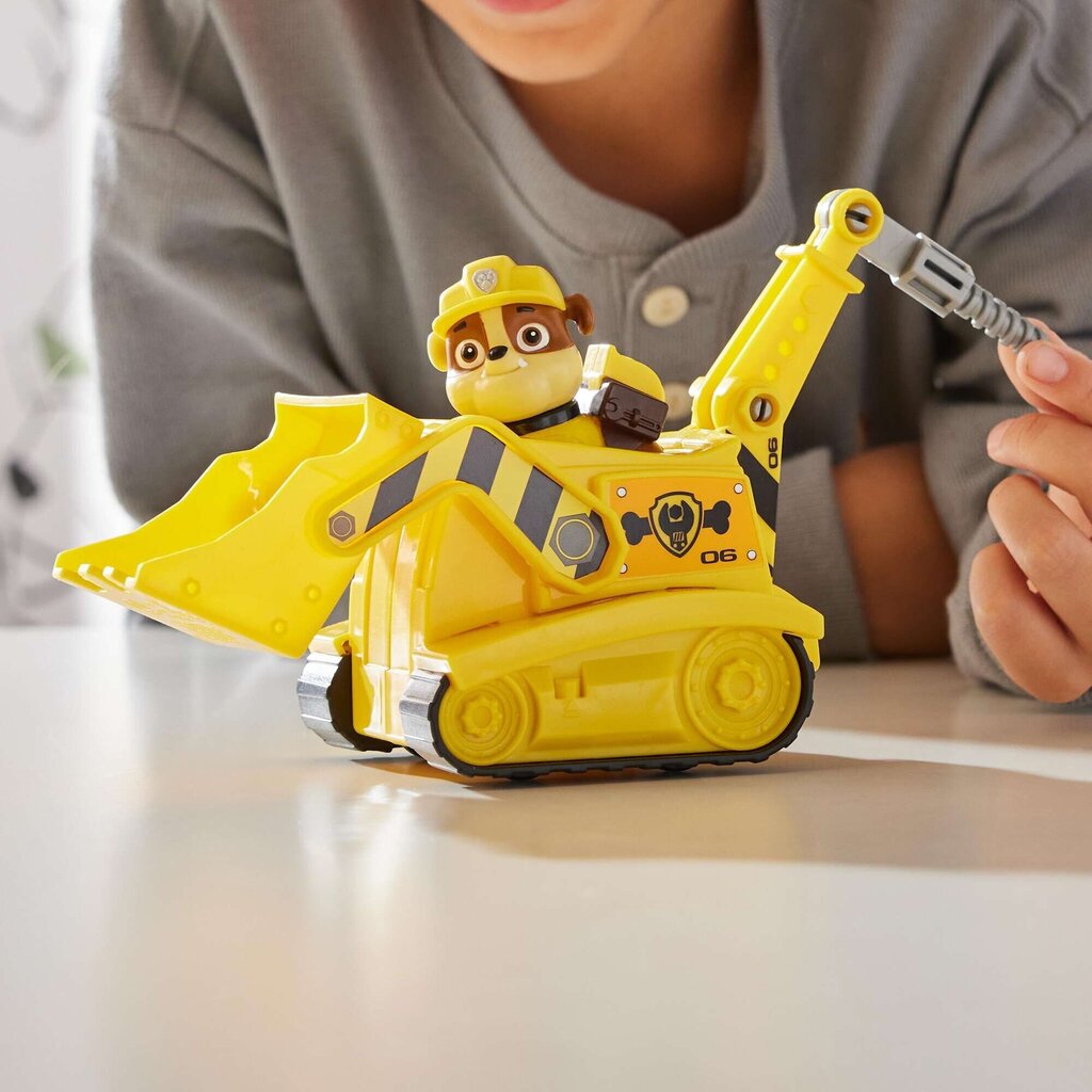 Bulldozer Rubble sõiduk Paw Patrol 2-in-1 koos ökofiguuriga цена и информация | Mänguasjad poistele | hansapost.ee