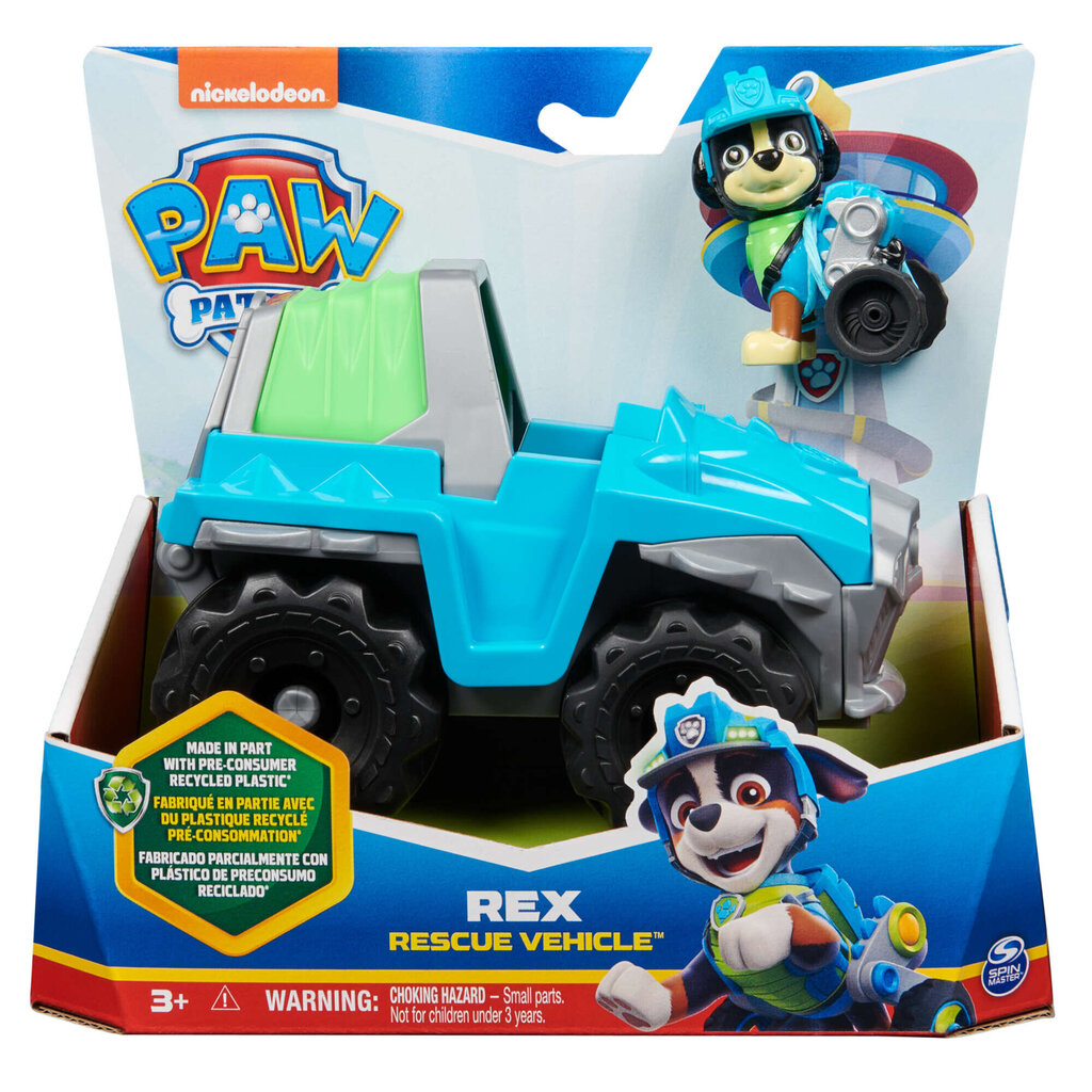 Figuurauto Spin Master Paw Patrol 2in1 Rex hind ja info | Mänguasjad poistele | hansapost.ee