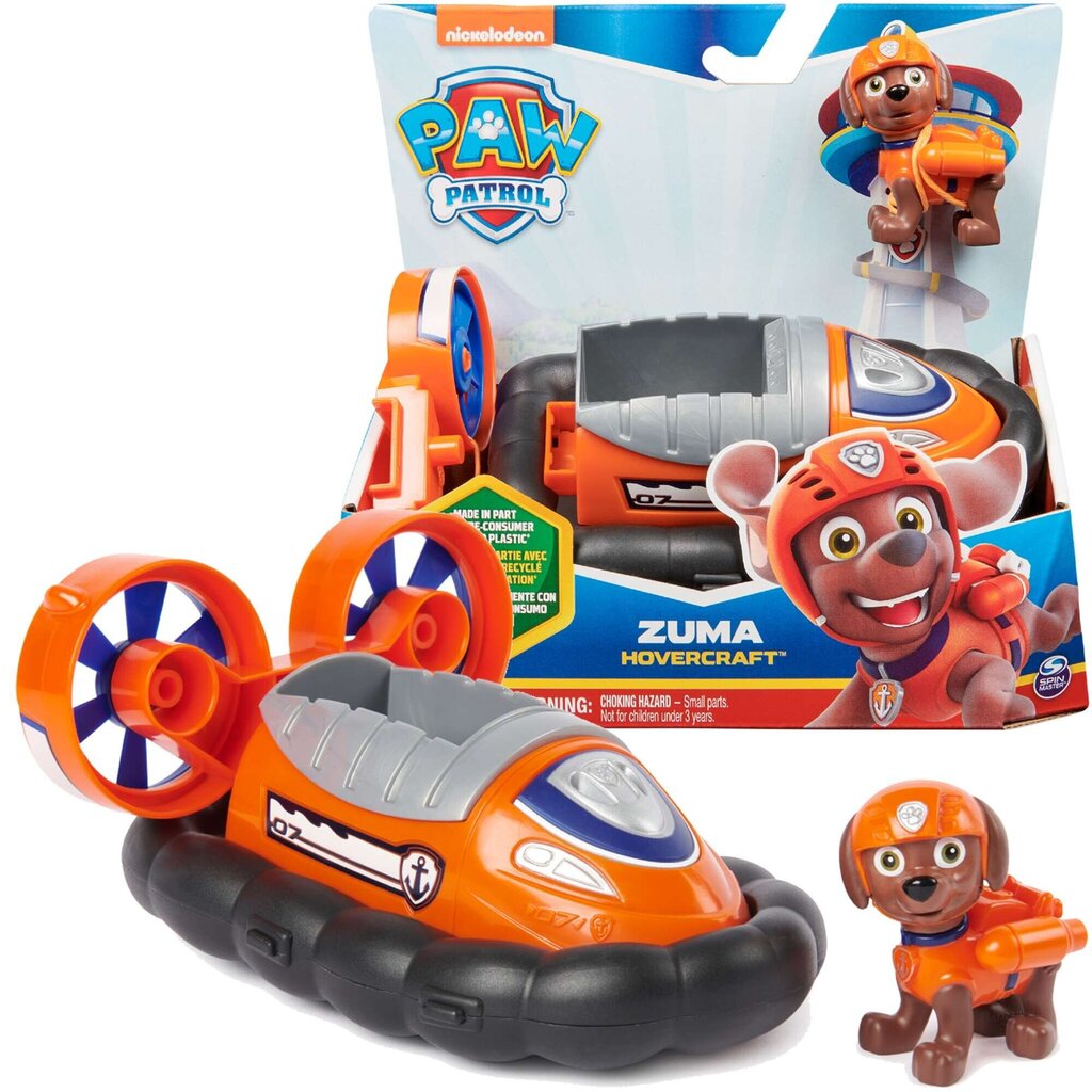 Zuma figuur Paw Patrol 2in1 ökoloogilise hõljuklauaga цена и информация | Mänguasjad poistele | hansapost.ee