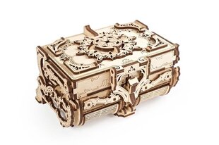 Антикварная коробочка Ugears, 185 деталей цена и информация | Конструкторы и кубики | hansapost.ee