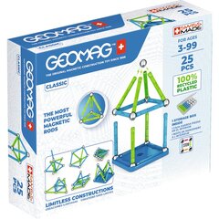 Magnetplokid Geomag Classic Recycled, 25 elementi цена и информация | Конструкторы и кубики | hansapost.ee