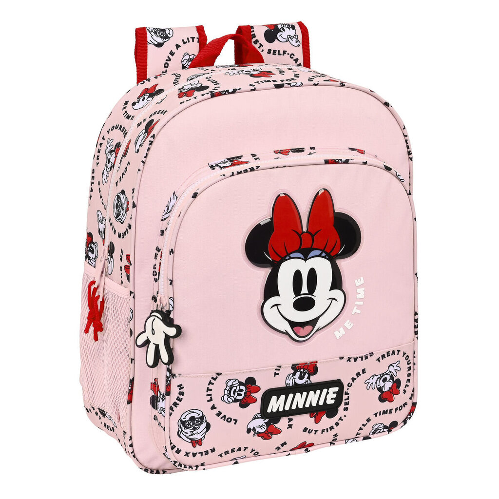 Kooliseljakott Minnie Mouse Me time Roosa (32 x 38 x 12 cm) цена и информация | Koolikotid ja seljakotid | hansapost.ee