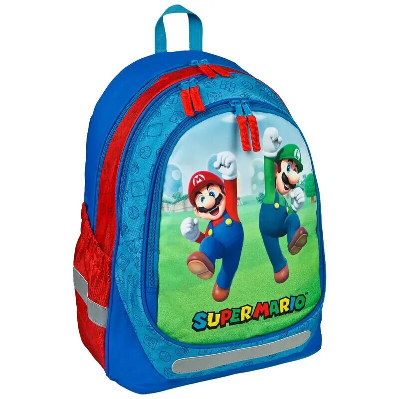 Super Mario Bros seljakott 43cm цена и информация | Koolikotid ja seljakotid | hansapost.ee