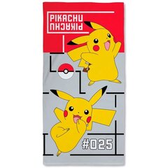 Хлопковое пляжное полотенце Pokemon Pikachu цена и информация | Полотенца | hansapost.ee