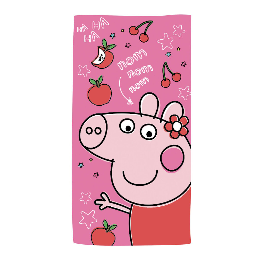 Põrsas Peppa rätik 70 x 140 cm цена и информация | Rätikud ja saunalinad | hansapost.ee