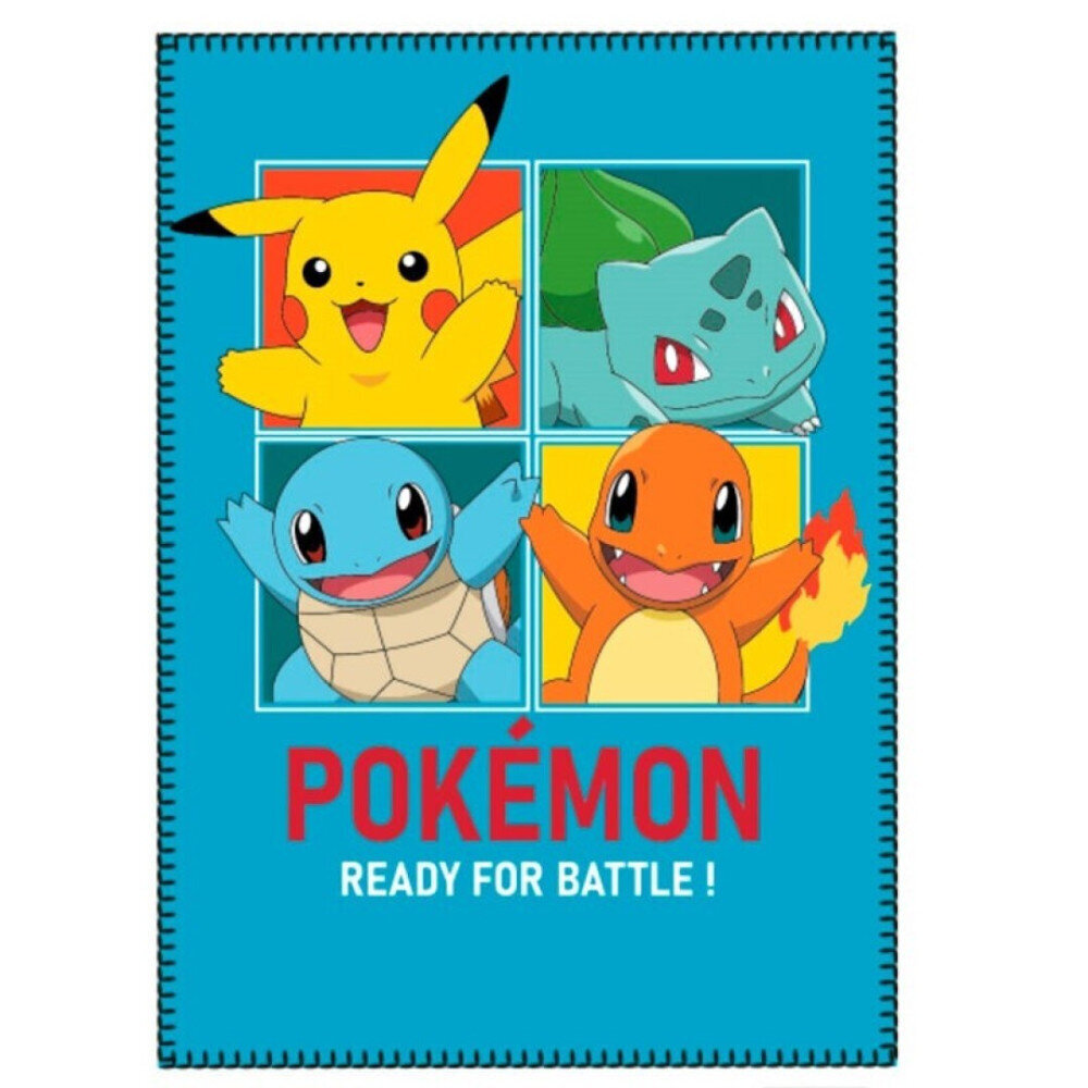 Pokémon Blue Polar Fleece Pleed, 100x140 cm hind ja info | Pleedid, voodikatted ja päevatekid | hansapost.ee