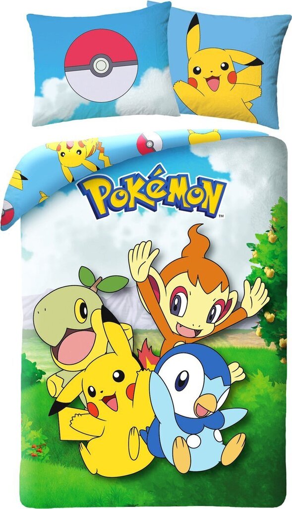 Laste voodipesukomplekt Pokemon 140x200+70x90, 2-osaline hind ja info | Laste voodipesu | hansapost.ee