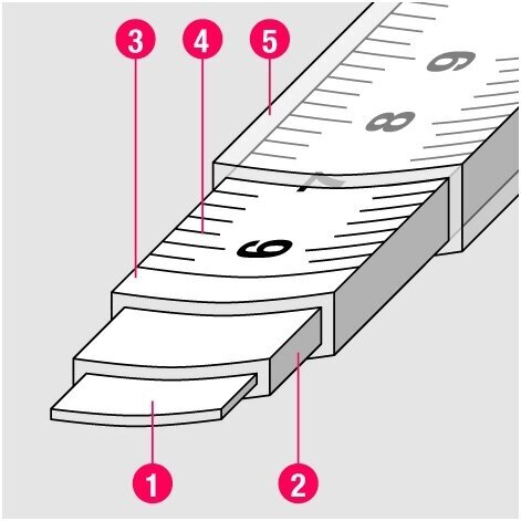 Rulett BMI twoCOMP magnetiga (8 m) hind ja info | Käsitööriistad | hansapost.ee