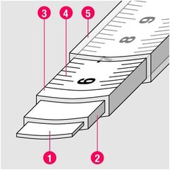 Mõõdulint BMI twoCOMP magnetiga (10 m) hind ja info | BMI Tööriistad | hansapost.ee