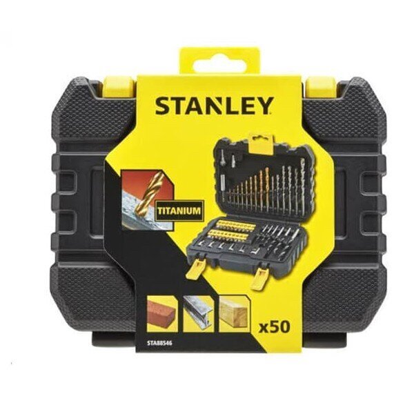 Stanley FatMAX 50 tk. puurmasina kot.mplekt цена и информация | Käsitööriistad | hansapost.ee