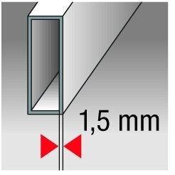 Vesiloodi Bmi Eurostar 3 mõõdikuga (100 cm) hind ja info | Käsitööriistad | hansapost.ee