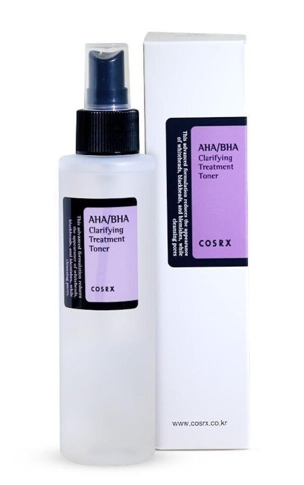 Näotoonik CosRx AHA/BHA Clarifying Treatment Toner, 150 ml hind ja info | Näopuhastusvahendid | hansapost.ee