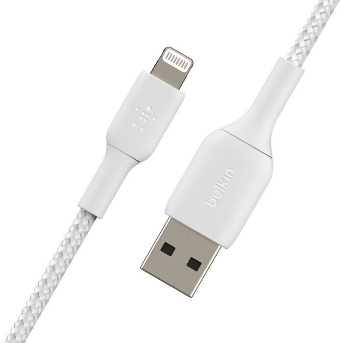 Belkin Boost Charge Braided LICBEL51874 цена и информация | Mobiiltelefonide kaablid | hansapost.ee