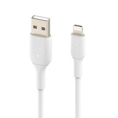 USB кабель Belkin Boost Charge USB-A to Lightning 2.0m белый цена и информация | Borofone 43757-uniw | hansapost.ee