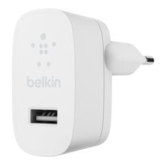 Сетевая зарядка Belkin Boost Charge USB-A 12W белая цена и информация | Зарядные устройства для телефонов | hansapost.ee