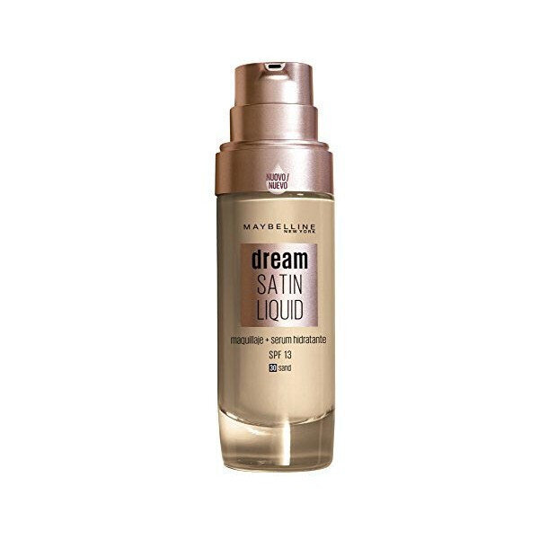 Vedel meigipõhi Dream Satin Liquid Maybelline (30 ml): Värvus - 30 - Sand hind ja info | Jumestuskreemid ja puudrid | hansapost.ee