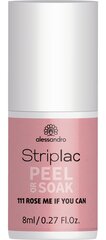 Лак для ногтей Alessandro Striplac Peel or Soak Rose Me If You Can, 8 мл цена и информация | Лаки для ногтей, укрепители для ногтей | hansapost.ee