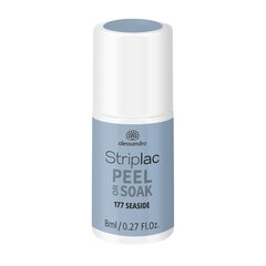 Küünelakk Alessandro Striplac Peel or Soak Seaside, 8ml hind ja info | Küünelakid ja küünelakieemaldajad | hansapost.ee