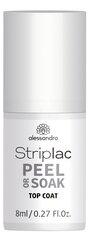 Bерхневой слой Striplac Alessandro Striplac Peel or Soak Top Coat, 8 мл цена и информация | Лаки для ногтей, укрепители для ногтей | hansapost.ee