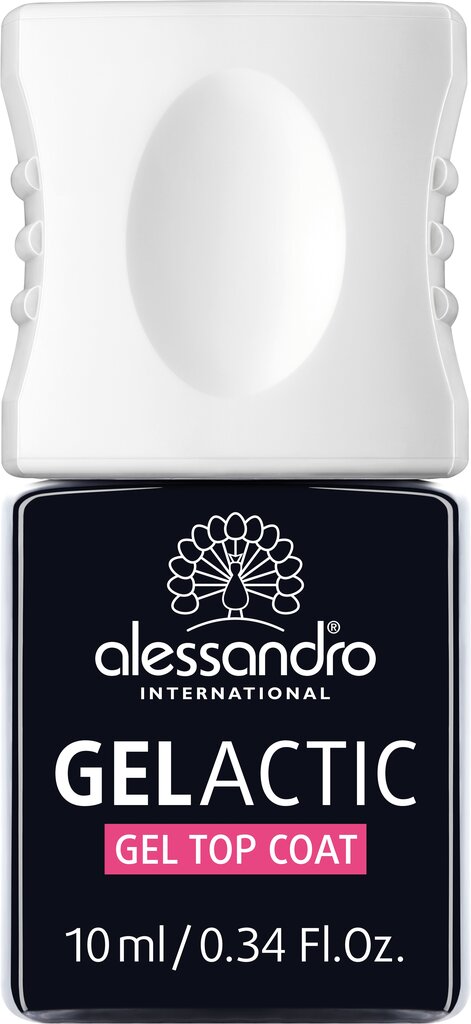 alessandro Gelactic Gel Top Coat – geel-pealislakk, 10ml hind ja info | Küünelakid ja küünelakieemaldajad | hansapost.ee