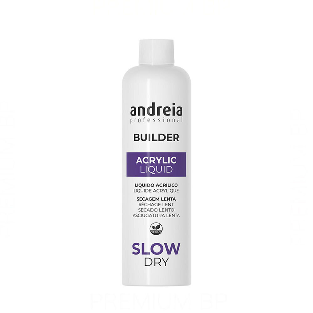 Küünte ravi professional Builder Acrylic Liquid Slow Dry Andreia (250 ml) цена и информация | Küünelakid ja küünelakieemaldajad | hansapost.ee