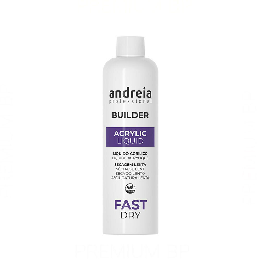 Küünte ravi Professional Builder Acrylic Liquid Fast Dry Andreia (250 ml) (250 ml) цена и информация | Küünelakid ja küünelakieemaldajad | hansapost.ee